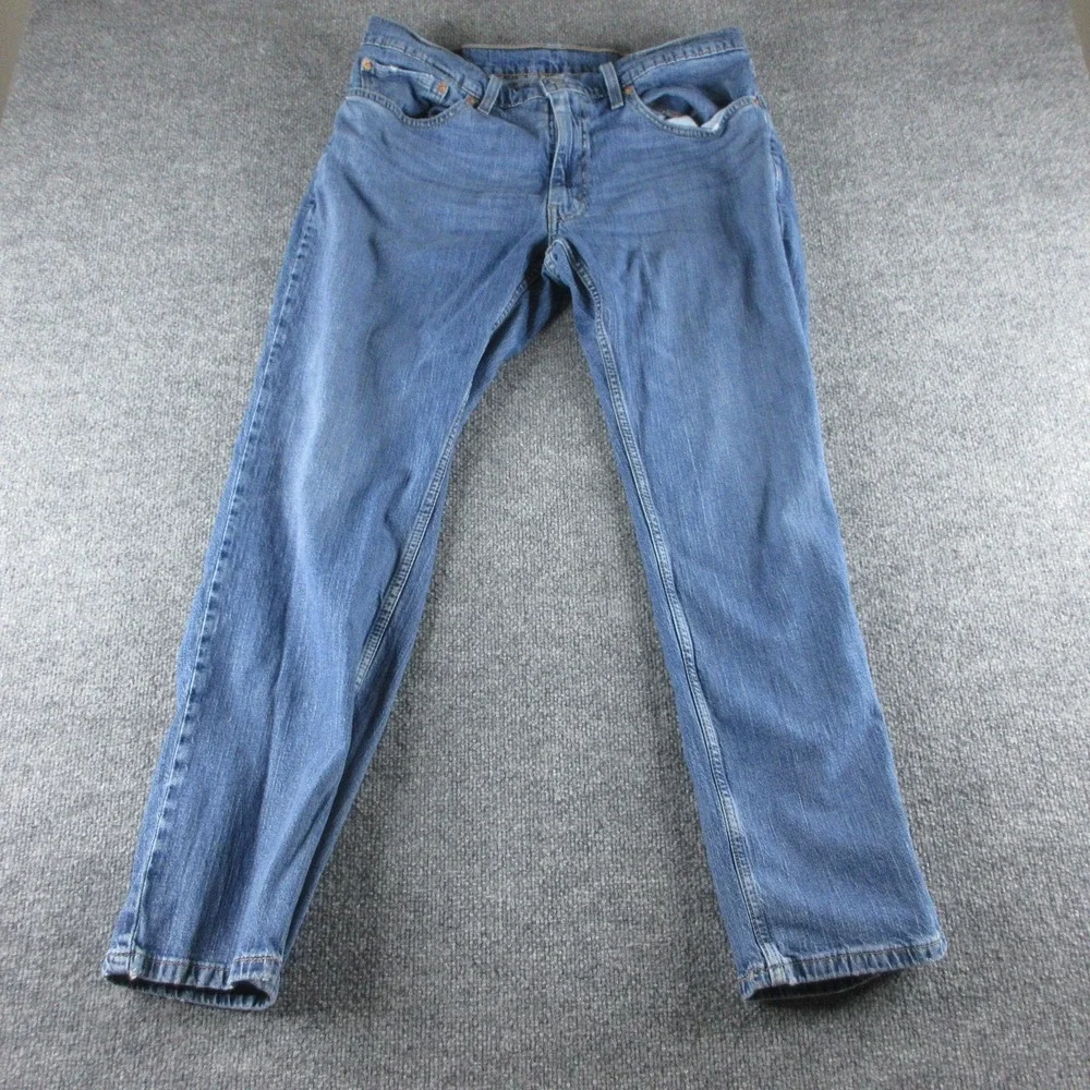 Levis 559 Jeans Mens 36x30 Blue Relaxed Straight Medium Wash Denim Casual